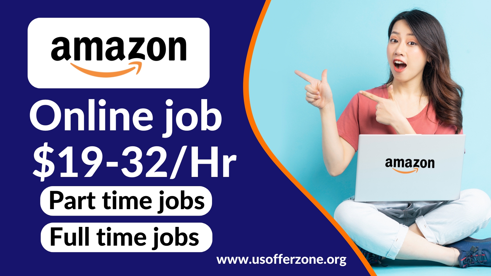 Amazon Remote Jobs – Work from Home Part-Time or Full-Time | $19–$32/Hour